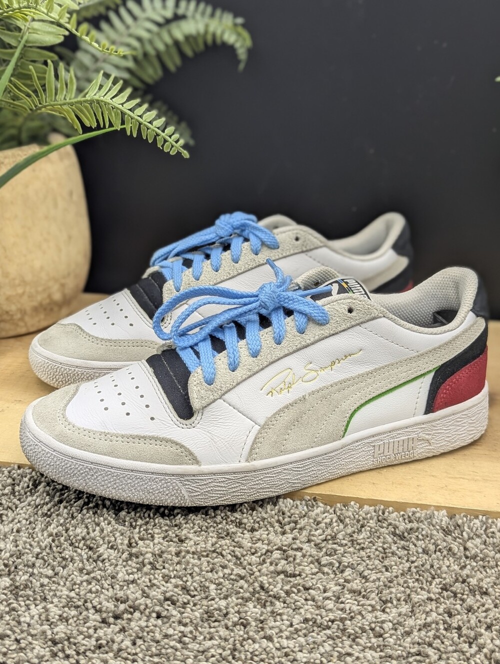 Puma Ralph Sampson Low WH 'Unity' Mens Size 8.5 Walking Casual Comfort Shoes
